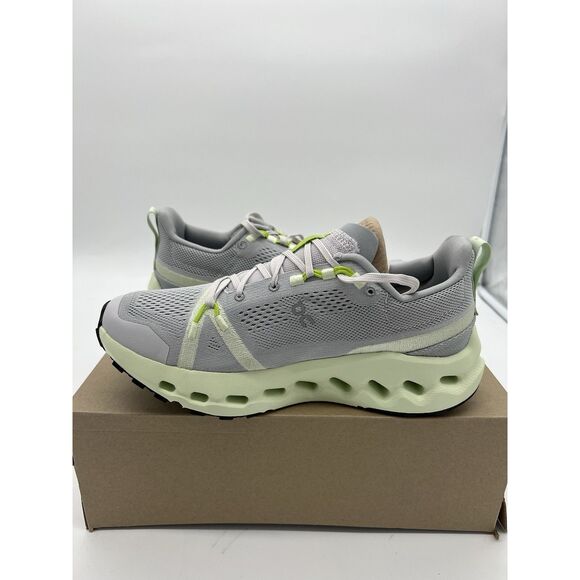 On Cloudsurfer Women's Size 8 Frost/Lima Trail Shoes 3WE10102849 - Picture 6 of 9
